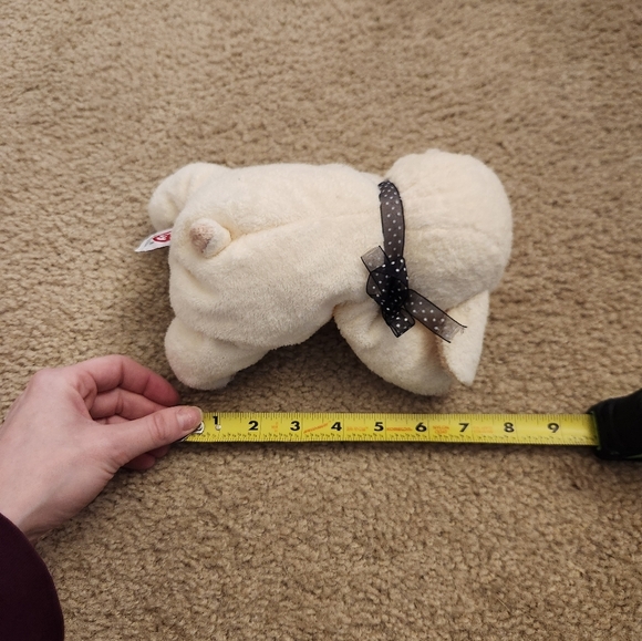 TY Pluffies Bashfully Lamb Sheep Plush Stuffed Beanie Animal Toy 2006 #AA - Picture 4 of 4